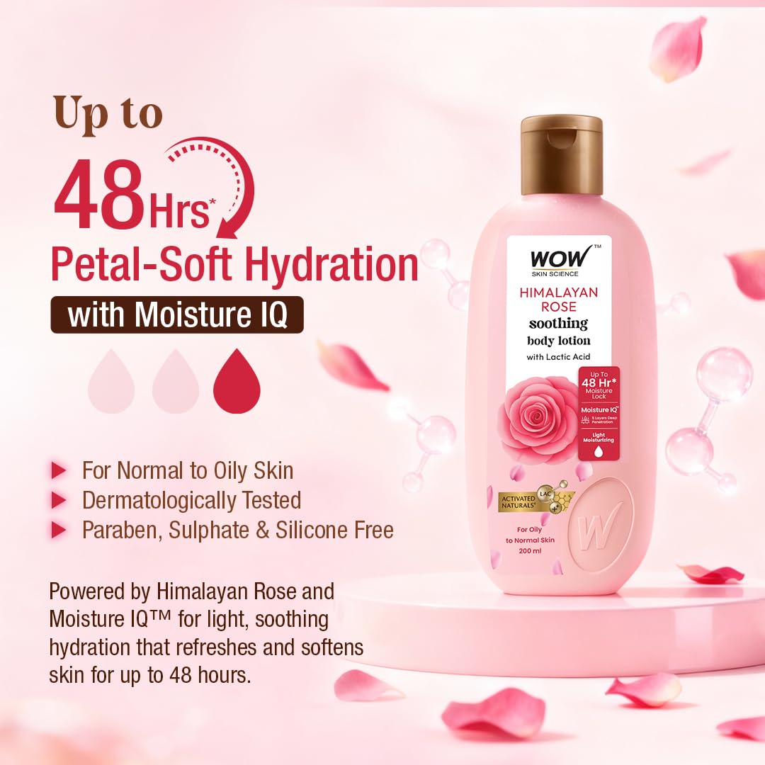 Wow Skin Science Himalayan Rose Body Lotion  Grab2Buy Wow Skin Science Grab2Buy