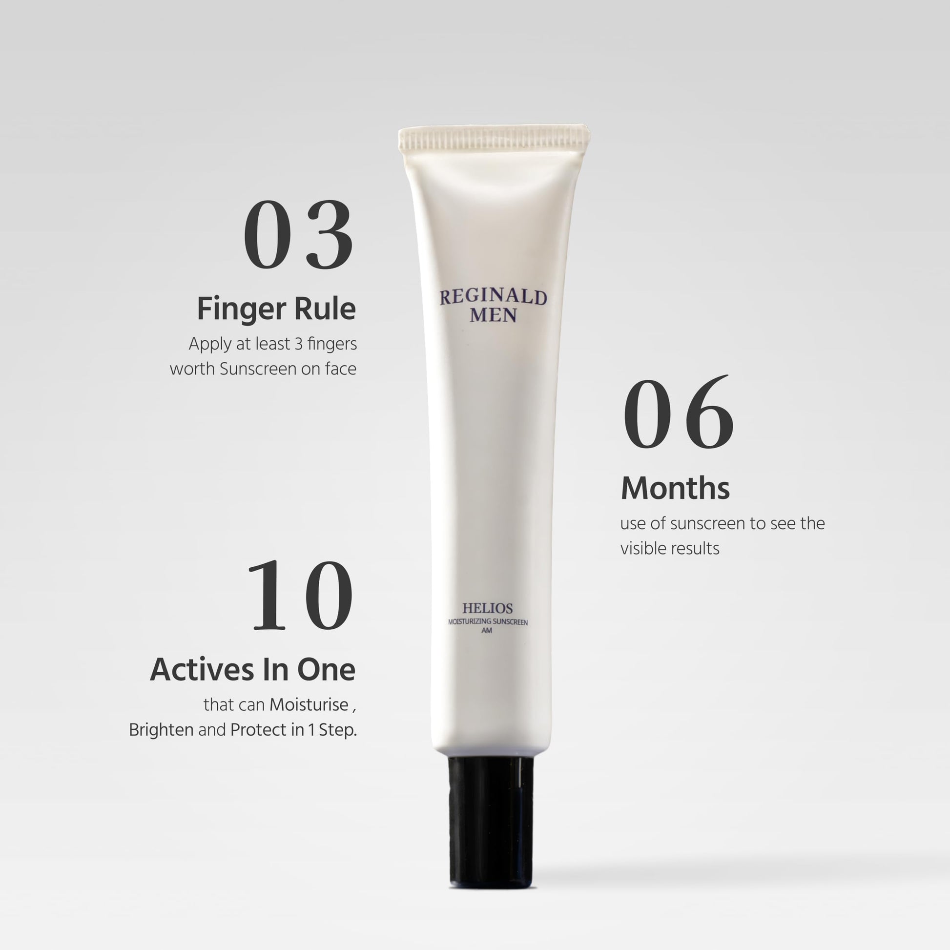Reginald Men Sunscreen SPF 50 PA++++ Brightening & Moisturising  Grab2Buy Reginald Men Grab2Buy