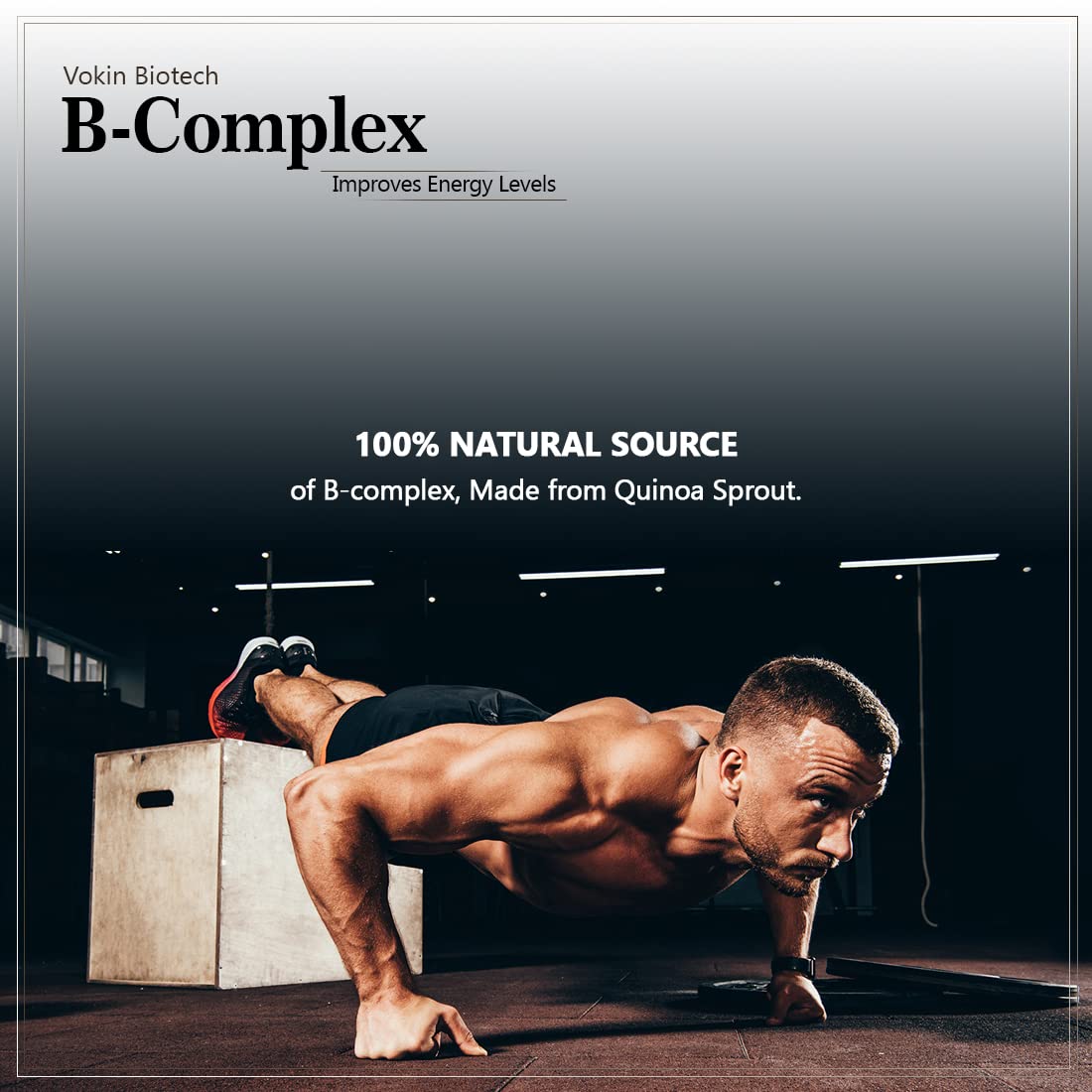 Vokin Biotech 100% Natural Vitamin B-Complex Capsules  Grab2Buy Vokin Biotech Grab2Buy