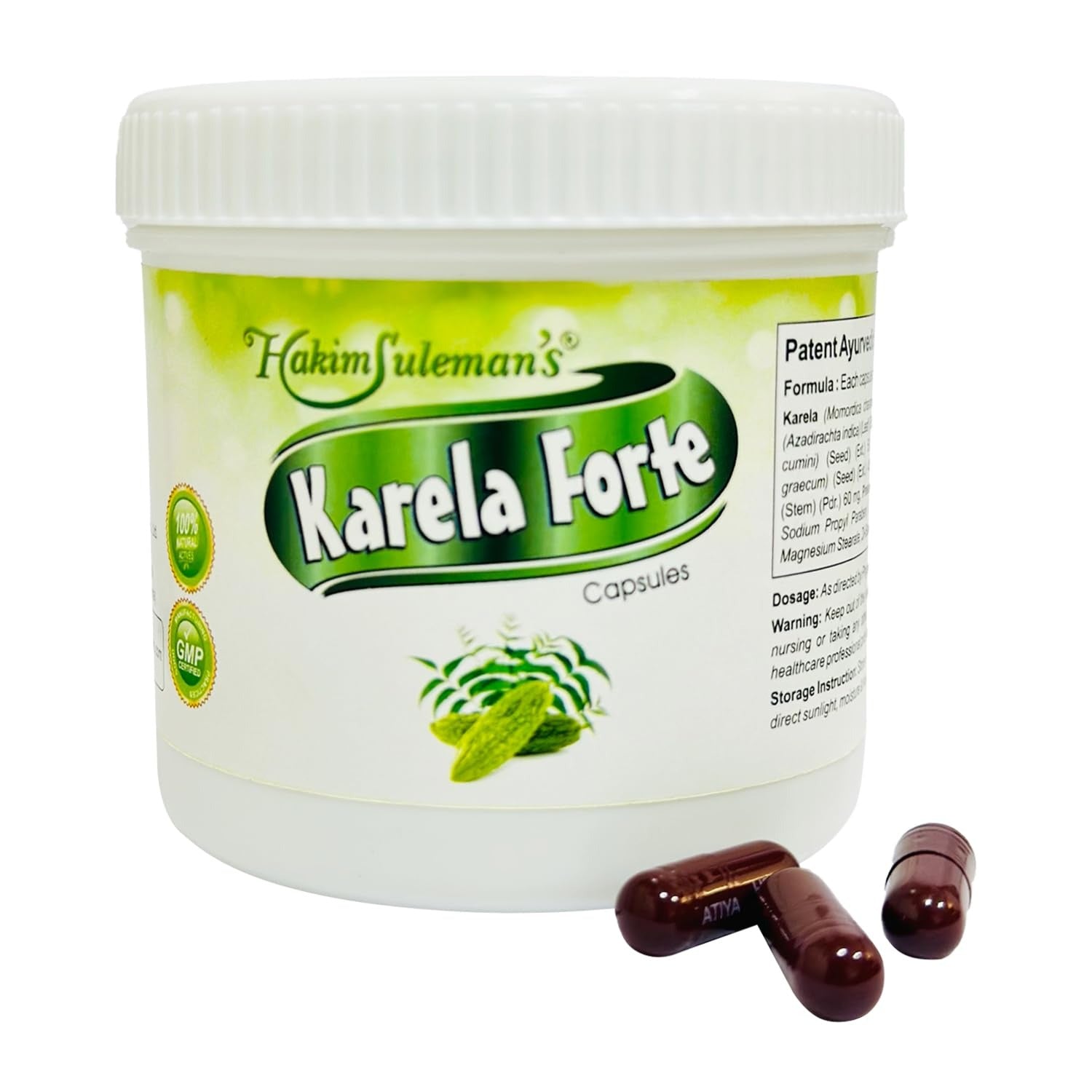 Hakim Suleman's Karela Forte Capsules 