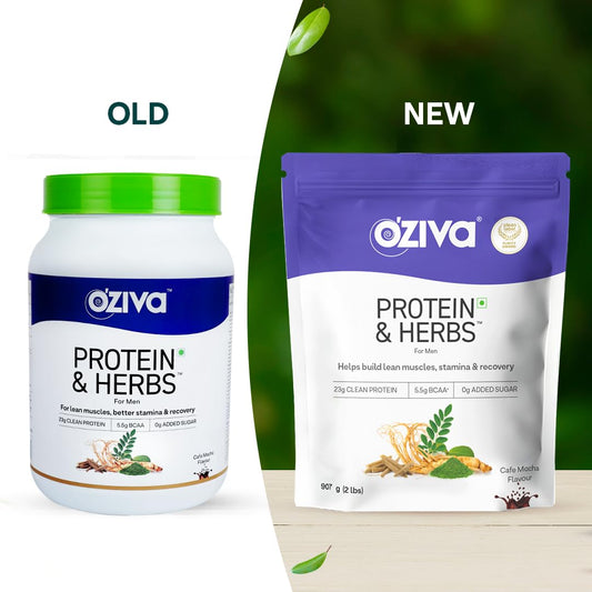 OZiva Protein & Herbs for Men - Grab2buy