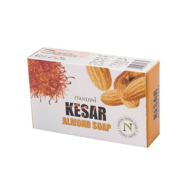 Nandini Herbal Kesar Almond Soap - Grab2buy