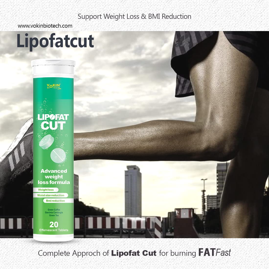 Vokin Biotech LipoFat cut Dietary Supplement Effervescent Water Soluble Tablets  Grab2Buy Vokin Biotech Grab2Buy
