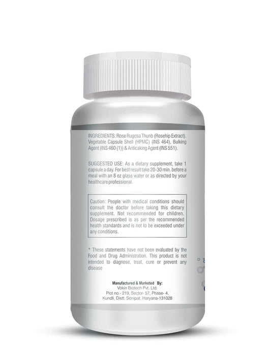 Vokin Biotech Rosehip Extract, Support Bone & Joint Health, Capsules (500mg)  Grab2Buy Vokin Biotech Grab2Buy
