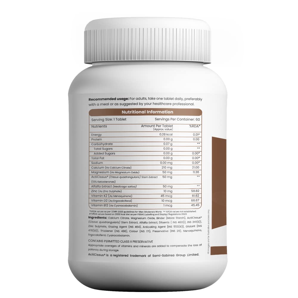 Onelife Bone Bliss Calcium Tablets 