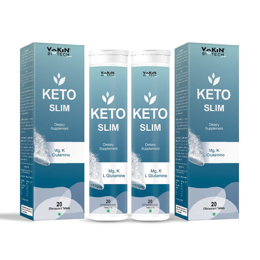 Vokin Biotech Keto Slim Tablets For Weight Loss Dietary Supplement Effervescent Water Soluble  Grab2Buy Vokin Biotech Grab2Buy