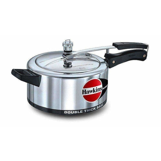 Double Thickness Base - Aluminum Pressure Cooker, 3.5 Litres | Grab2Buy