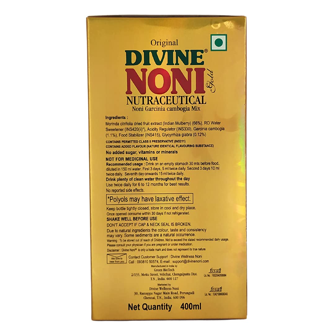 Original Divine Noni Nutraceuticals Product 