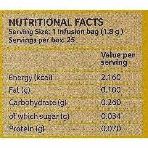 Organic India Tulsi Green Tea Lemon Ginger 25 Tea Bags 