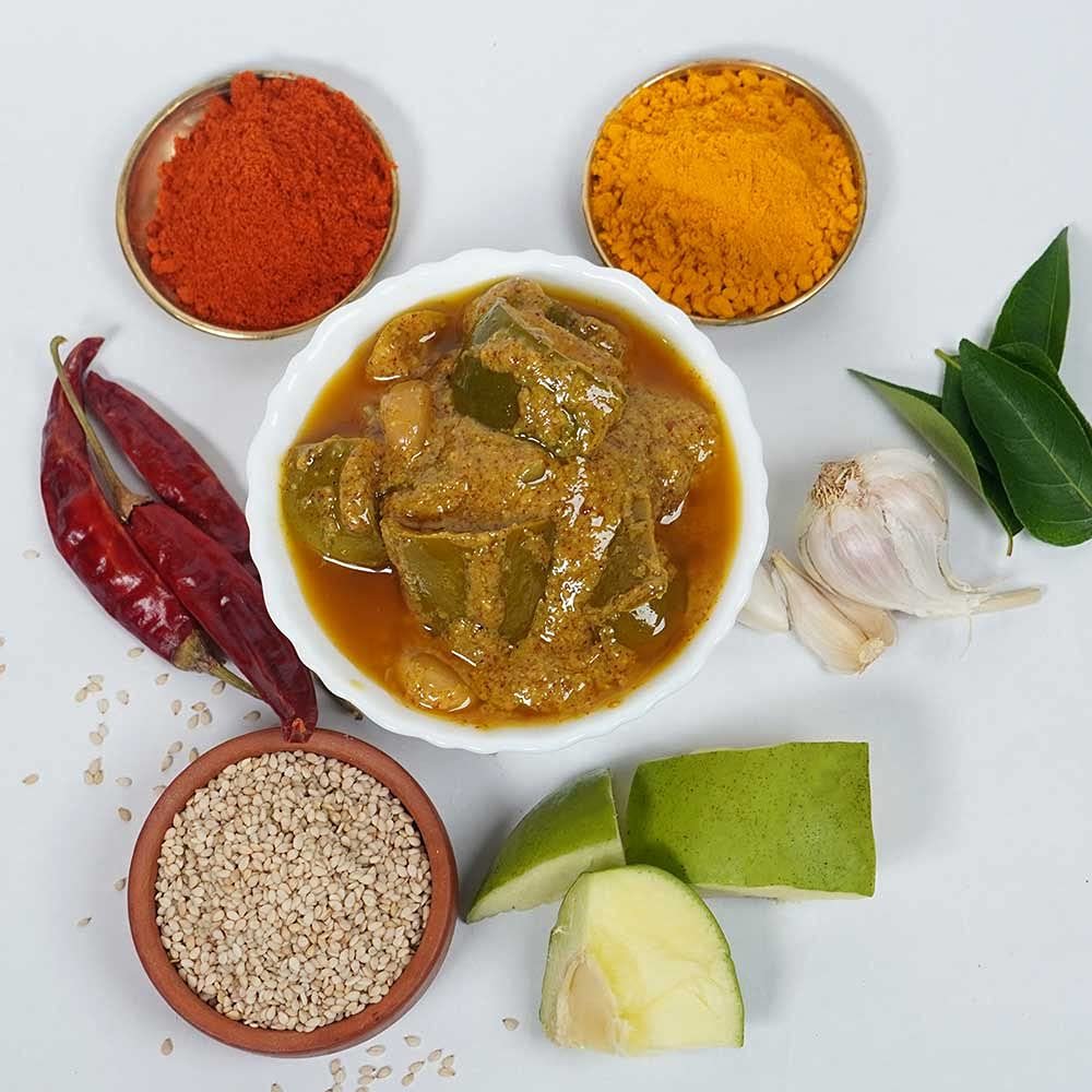 Madhura Pickles Nuvvulu Avakai Pickle Genie India