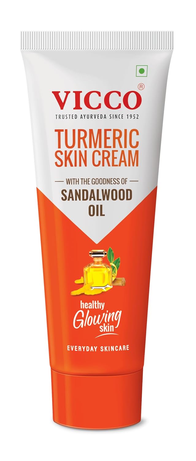 Vicco Turmeric Skin Cream | India's Original Ayurvedic Haldi Cream for Glowing & Clear Skin