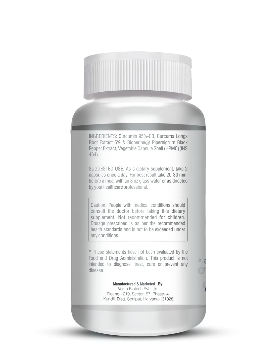 Vokin Biotech Curcumin C3+ Bioperine 1310mg Supports Mental Health  Grab2Buy Vokin Biotech Grab2Buy