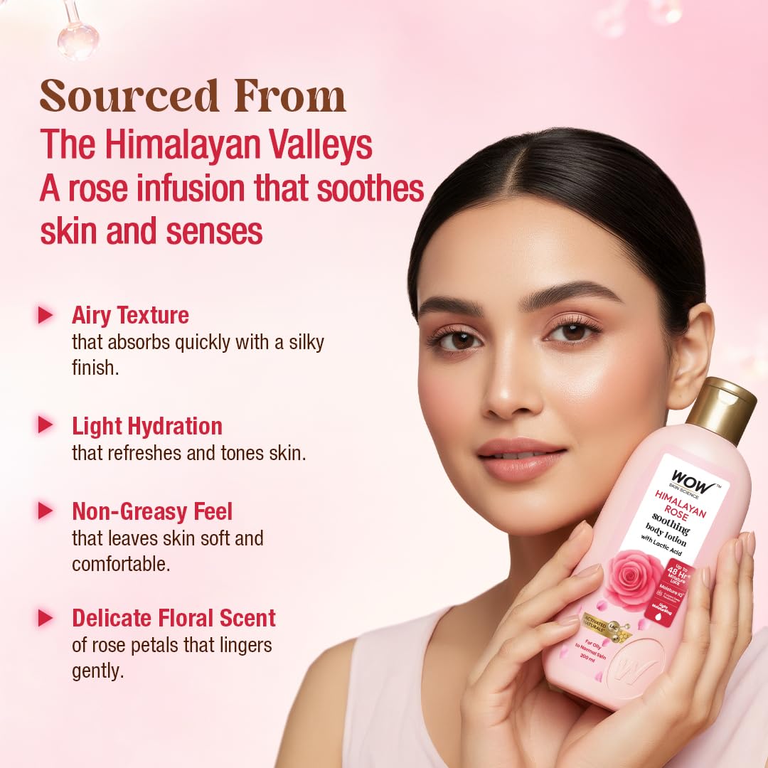 Wow Skin Science Himalayan Rose Body Lotion  Grab2Buy Wow Skin Science Grab2Buy
