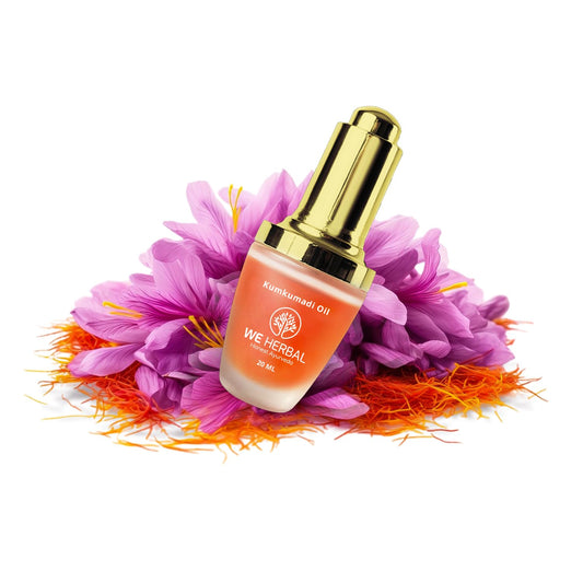 We Herbal Kumkumadi Face Oil: The Secret To Glowing, Flawless And Youthful Skin  Grab2Buy We Herbal Grab2Buy