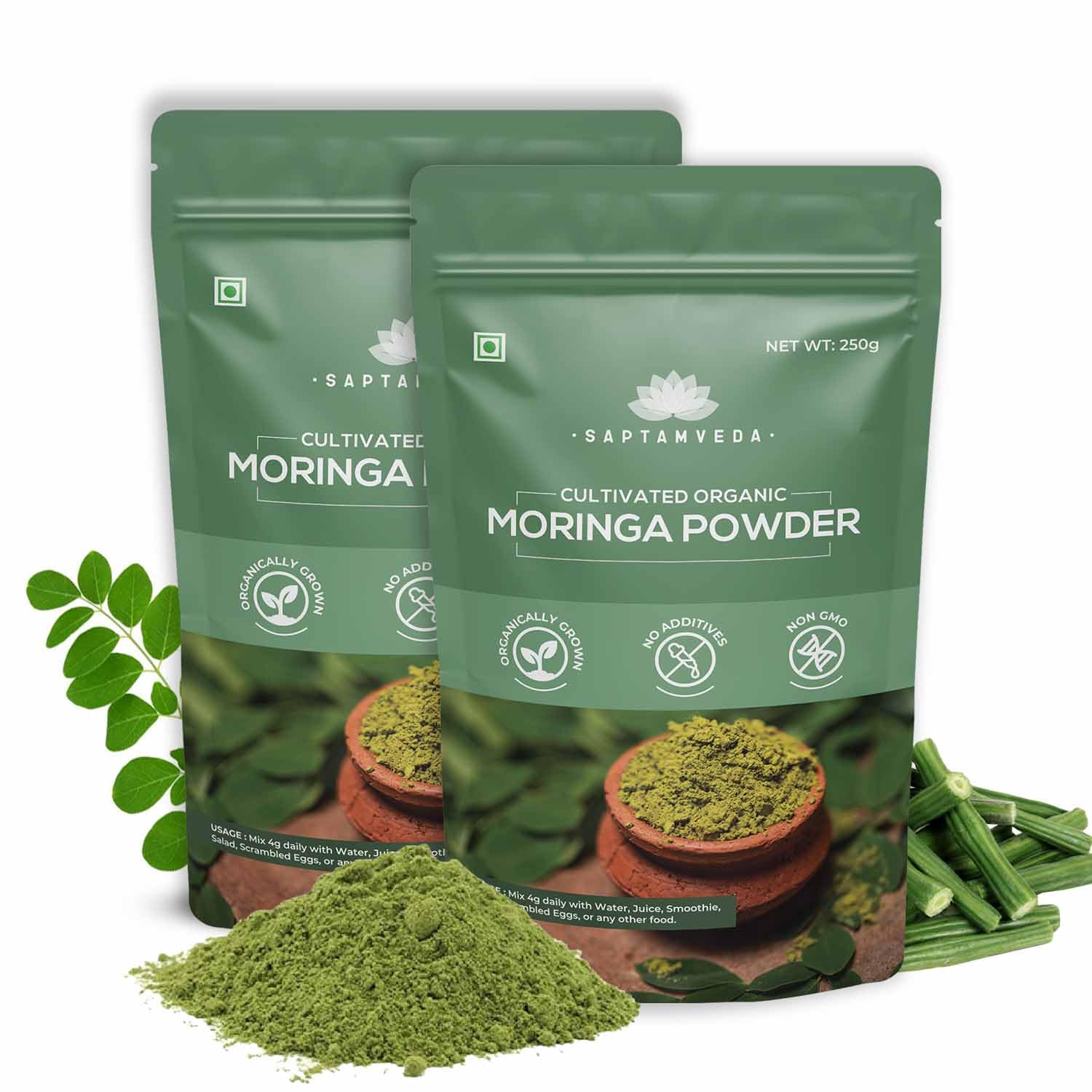 Saptamveda Organic Moringa Powder 