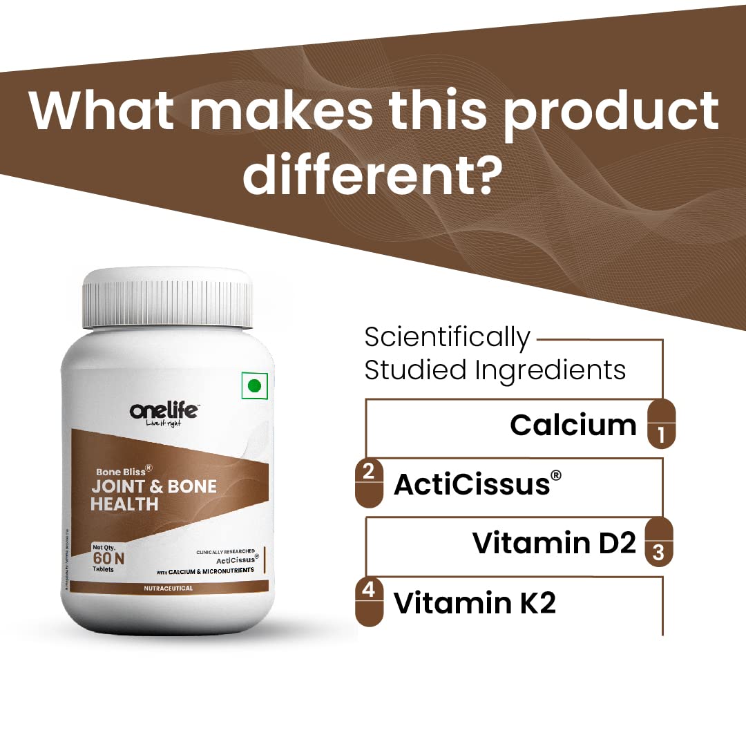 Onelife Bone Bliss Calcium Tablets 