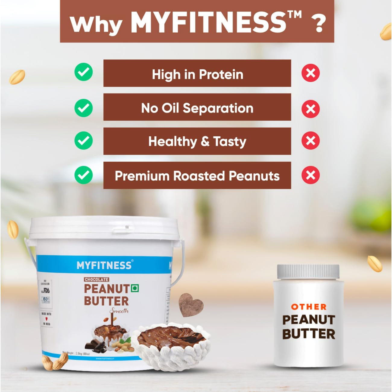 Myfitness Chocolate Peanut Butter (Crunchy) 
