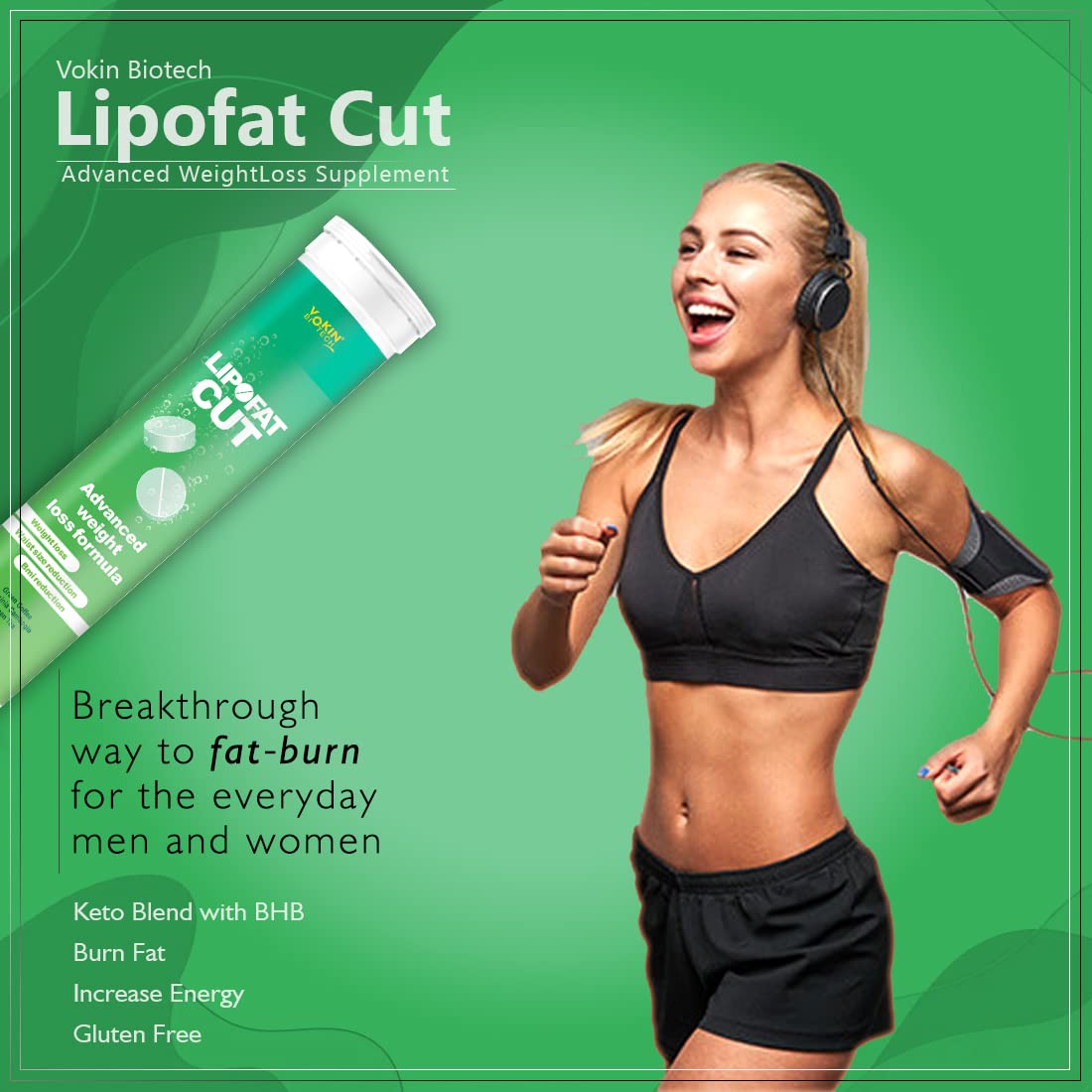 Vokin Biotech LipoFat cut Dietary Supplement Effervescent Water Soluble Tablets  Grab2Buy Vokin Biotech Grab2Buy