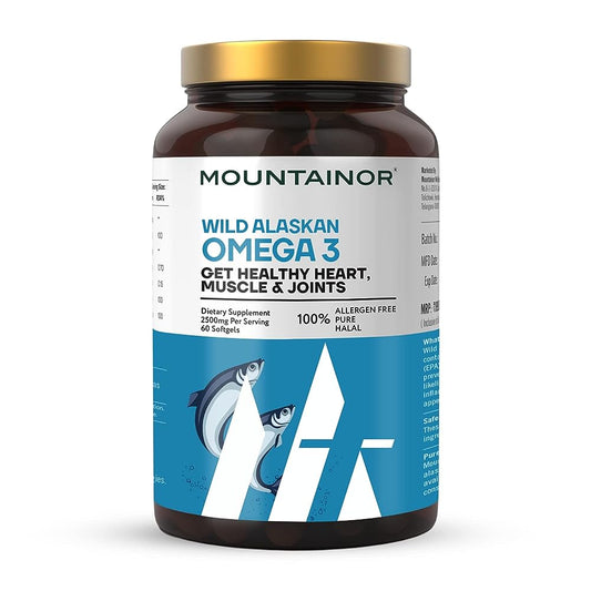 Mountainor Wild Alaska Omega-3 Soflgels 