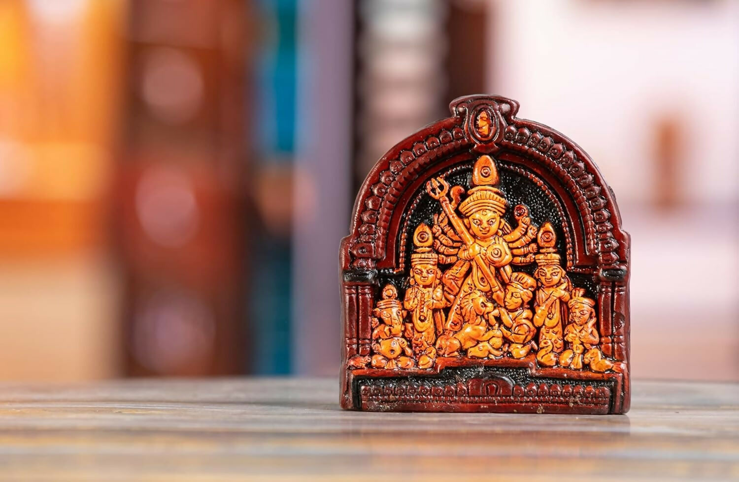 Haus Fabula Handcrafted Terracotta Goddess Durga Idol - Grab2buy