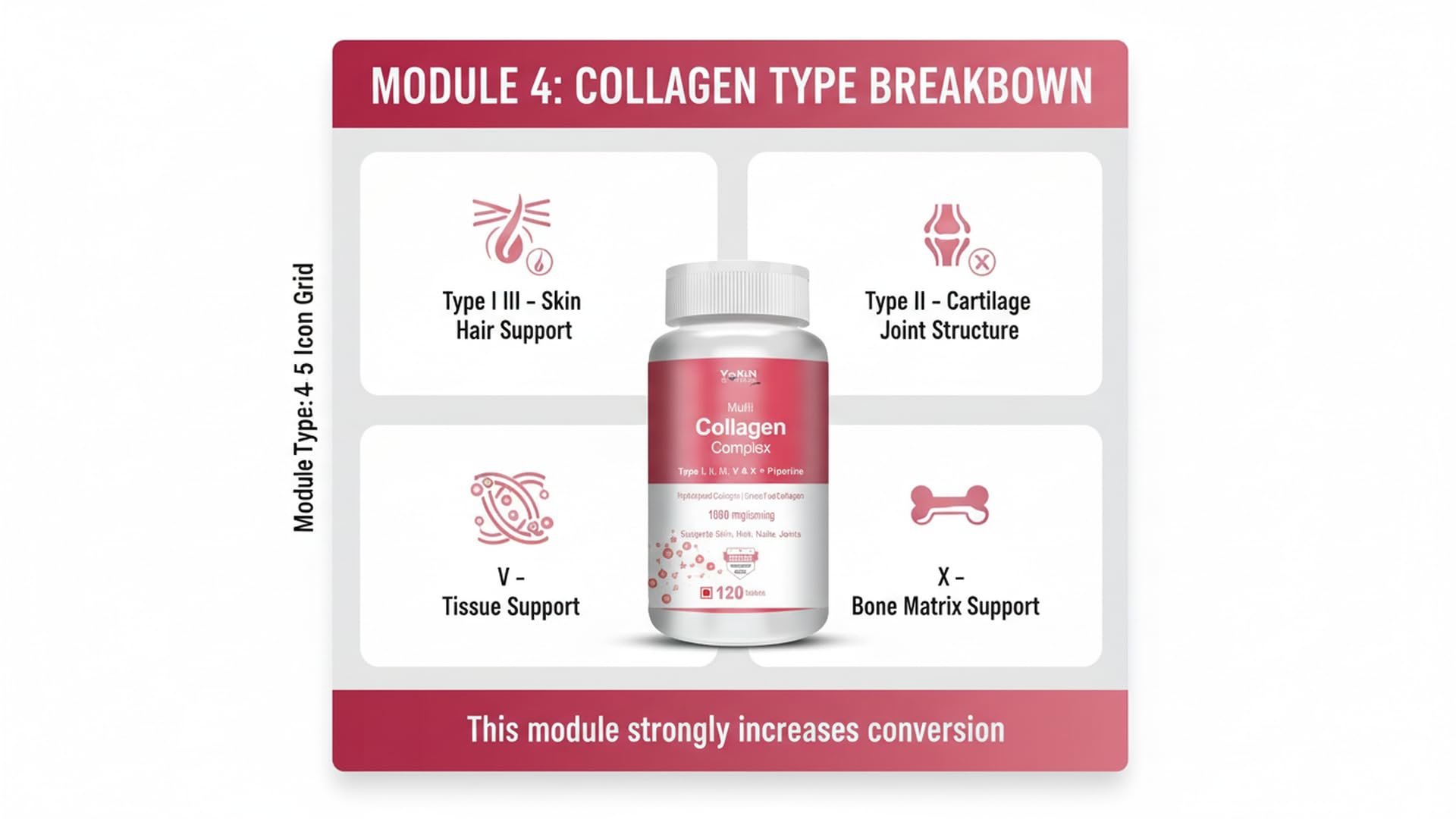 Vokin Biotech Multi Collagen Complex Peptide Tablets  Grab2Buy Vokin Biotech Grab2Buy