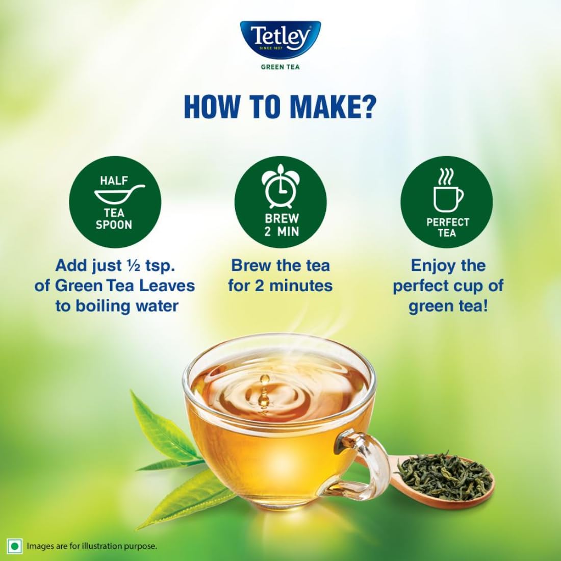 Tetley Long Leaf Green Tea  Grab2Buy Tetley Grab2Buy