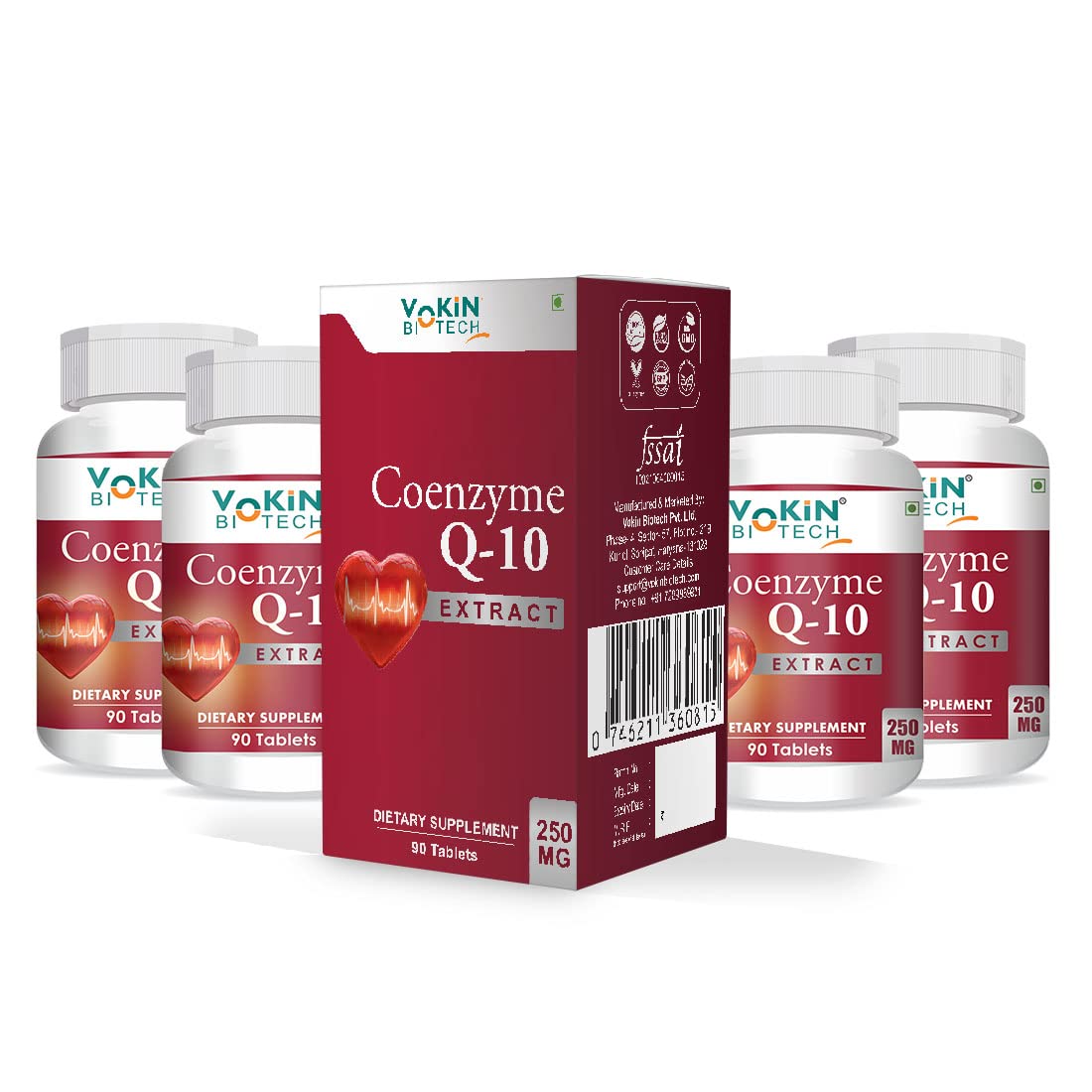 Vokin Biotech 100% Natural Coenzyme Q  Grab2Buy Vokin Biotech Grab2Buy