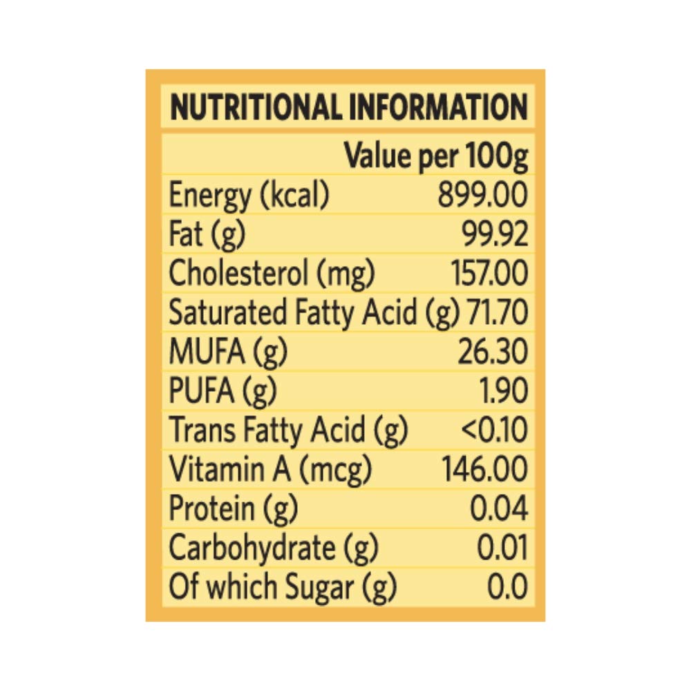 Organic India Organic Cow Ghee 500 ml Bottle - Grab2buy