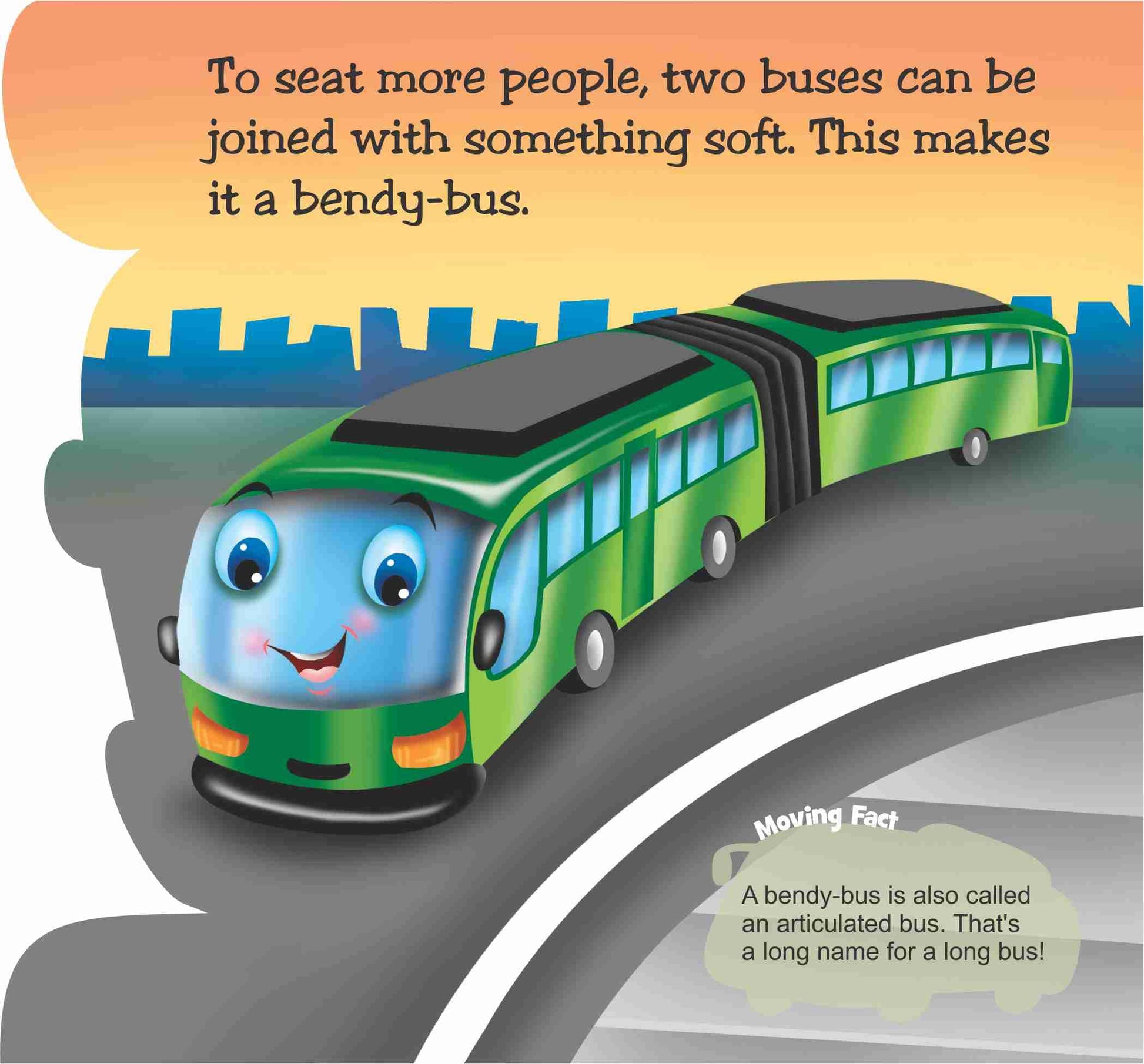 Flying Colours Cut Out Board Book - Bus