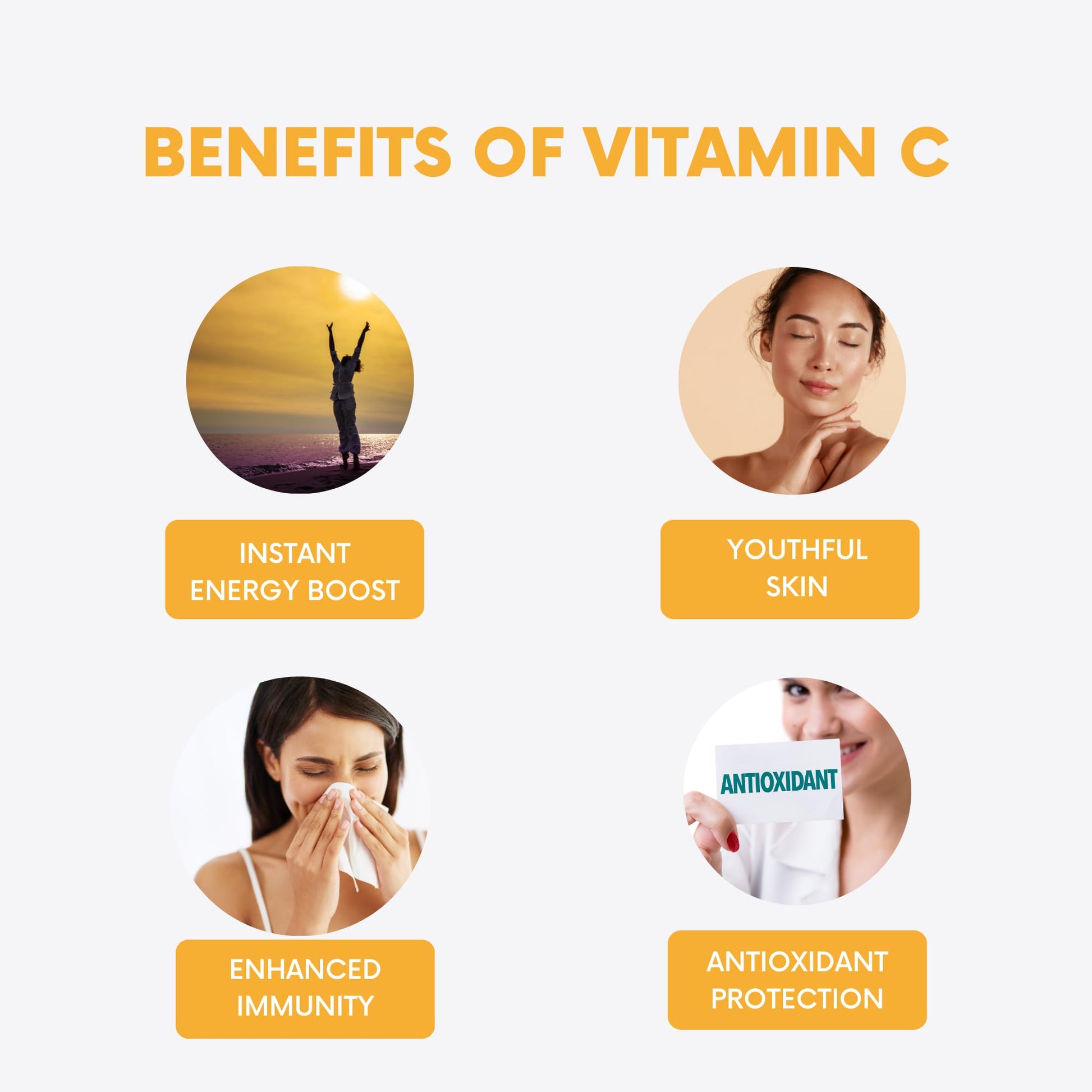 Vokin Biotech Vitamin C 40mg with Amla 1000mg for Immunity - Skin Care - Antioxidants Effervescent Tablets Orange Flavor  Grab2Buy Vokin Biotech Grab2Buy