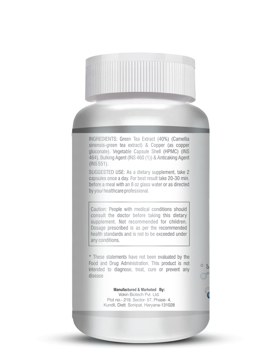 Vokin Biotech Chelated Copper Gluconate – Support Connective Tissues –1700mcg  Grab2Buy Vokin Biotech Grab2Buy