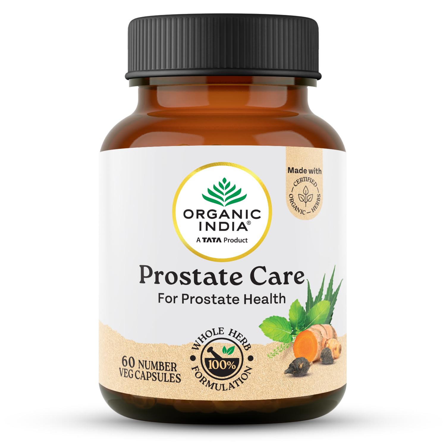 Organic India Prostate Care 60 Capsules 