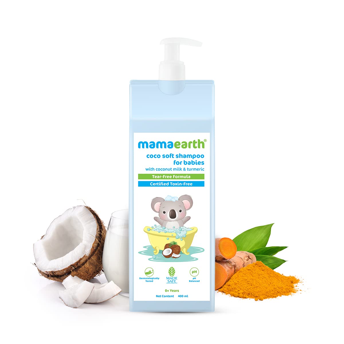 Mamaearth Coco Soft Shampoo with Coconut Milk & Turmeric for Babies 