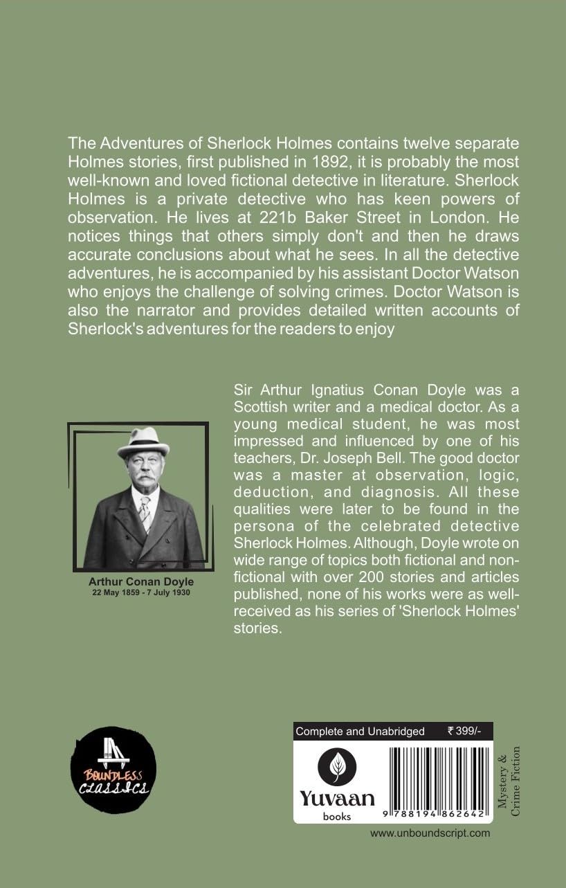 The Adventures Of Sherlock Holmes - Arthur Conan Doyle  Grab2Buy Unbound Script Grab2Buy