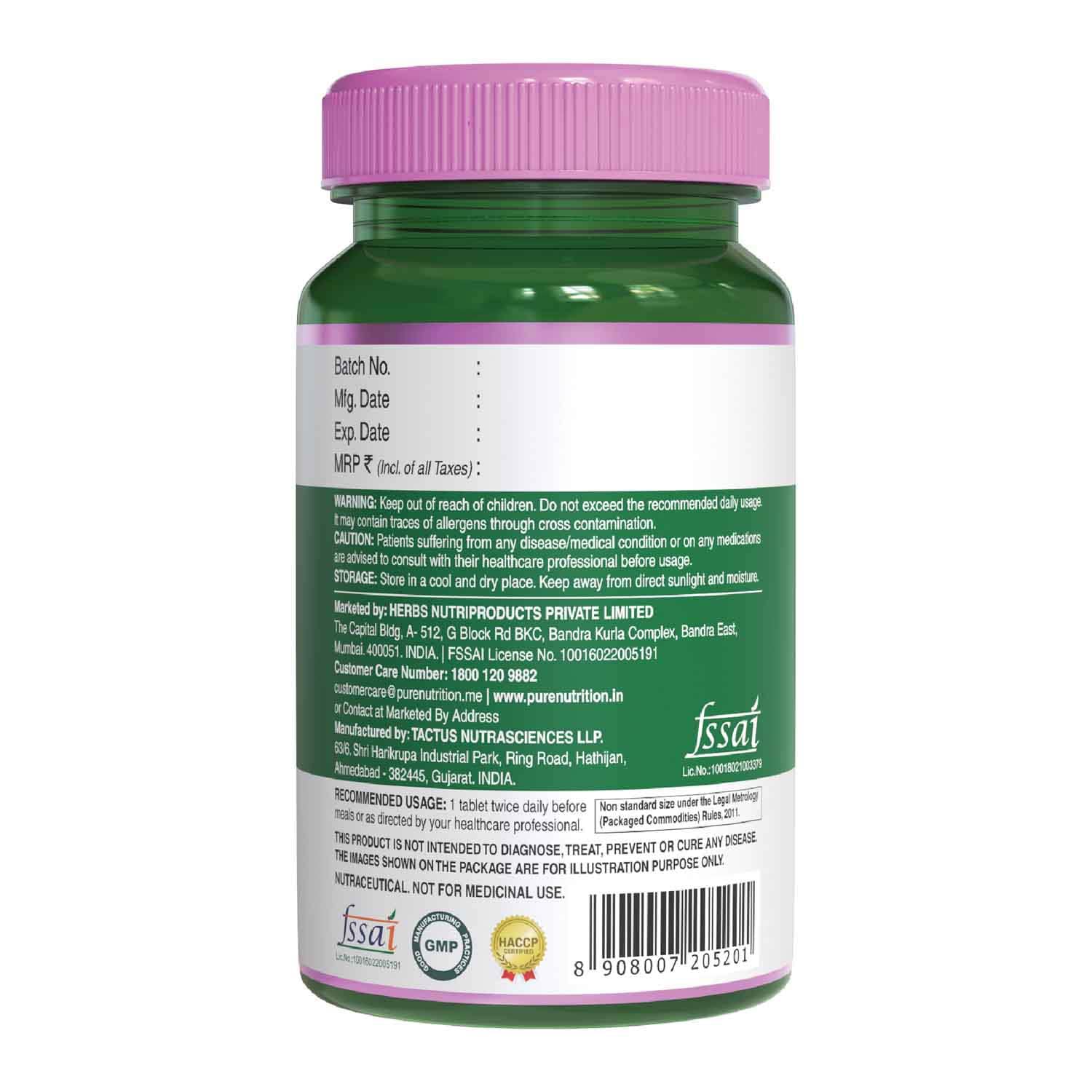 Pure Nutrition Biotin Plus Tablets 