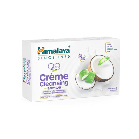Himalaya Herbals Creme Cleansing Baby Bar For Baby's Sensitive Skin 