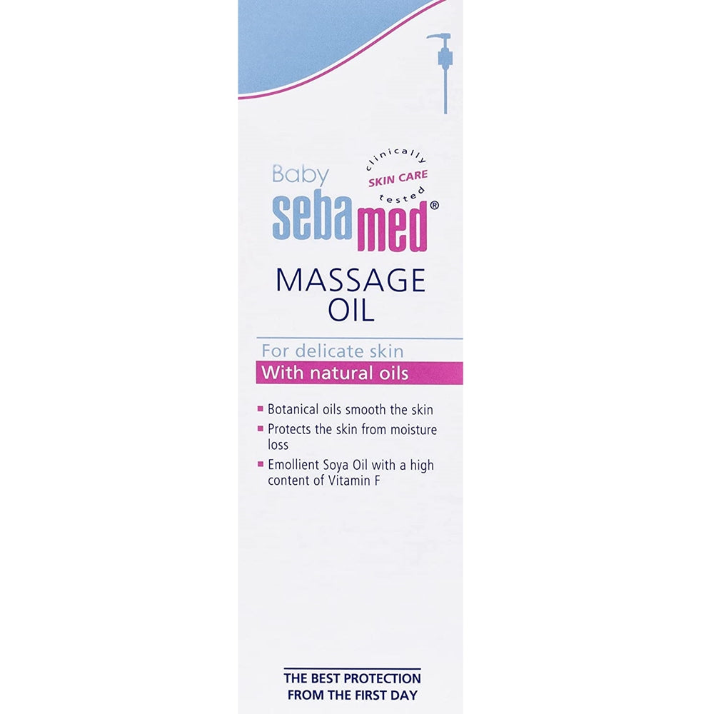 Sebamed Baby Massage Oil With Soya Oil For Newborn 