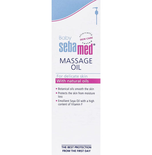 Sebamed Baby Massage Oil With Soya Oil For Newborn 