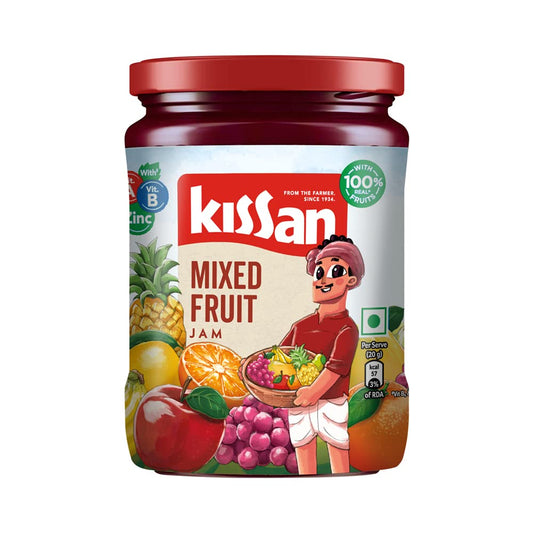 Kissan Mixed Fruit Jam With Fruit Ingredients - Grab2buy