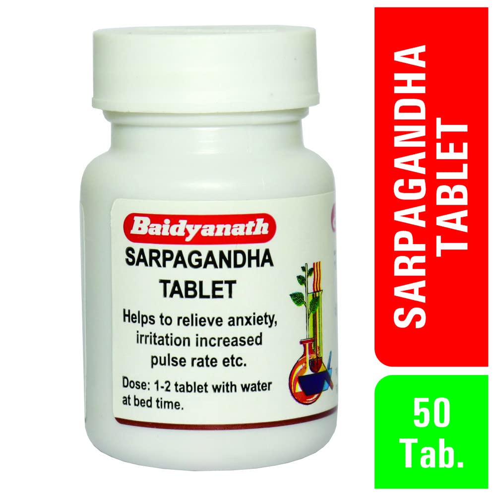 Baidyanath Jhansi Sarpagandha 50 Tabs - Grab2buy