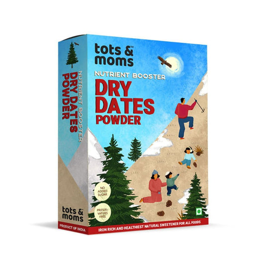Tots and Moms Organic Dry Dates Powder - Grab2buy