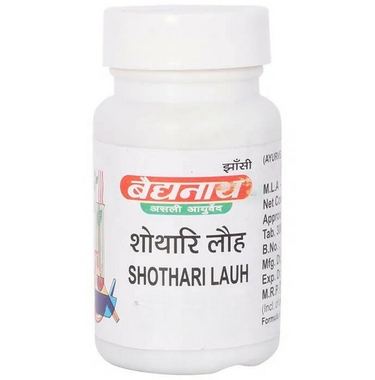 Baidyanath Jhansi Shothari Lauh Tablets 