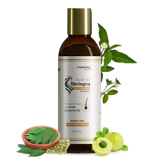 myUpchar Ayurveda KeshArt Bhringraj Anti-Hairfall Shampoo 
