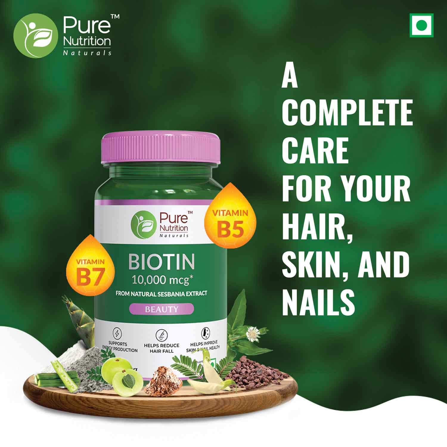 Pure Nutrition Biotin Plus Tablets 