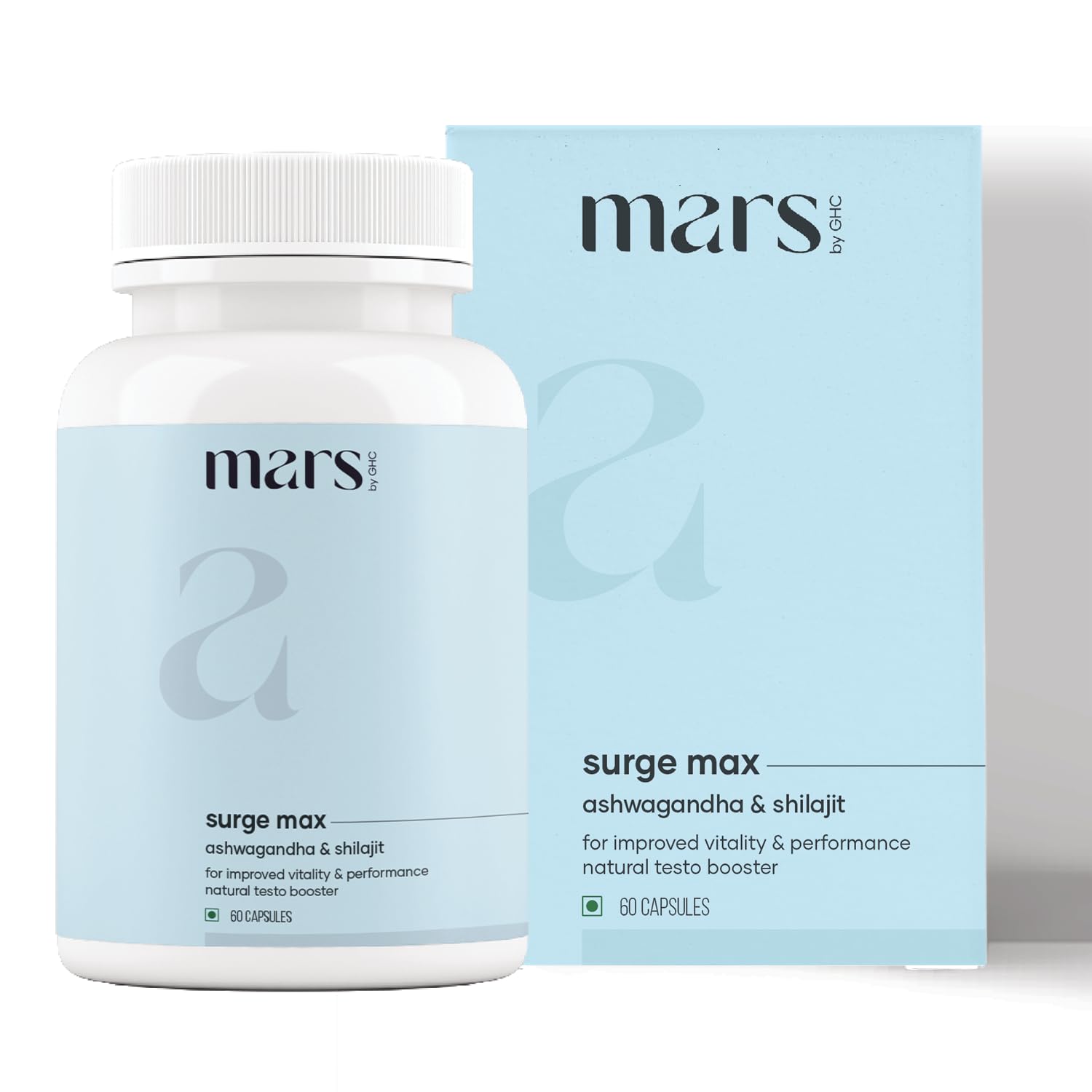 Mars By GHC Surge Max with Sj & Ashwagandha Capsules 