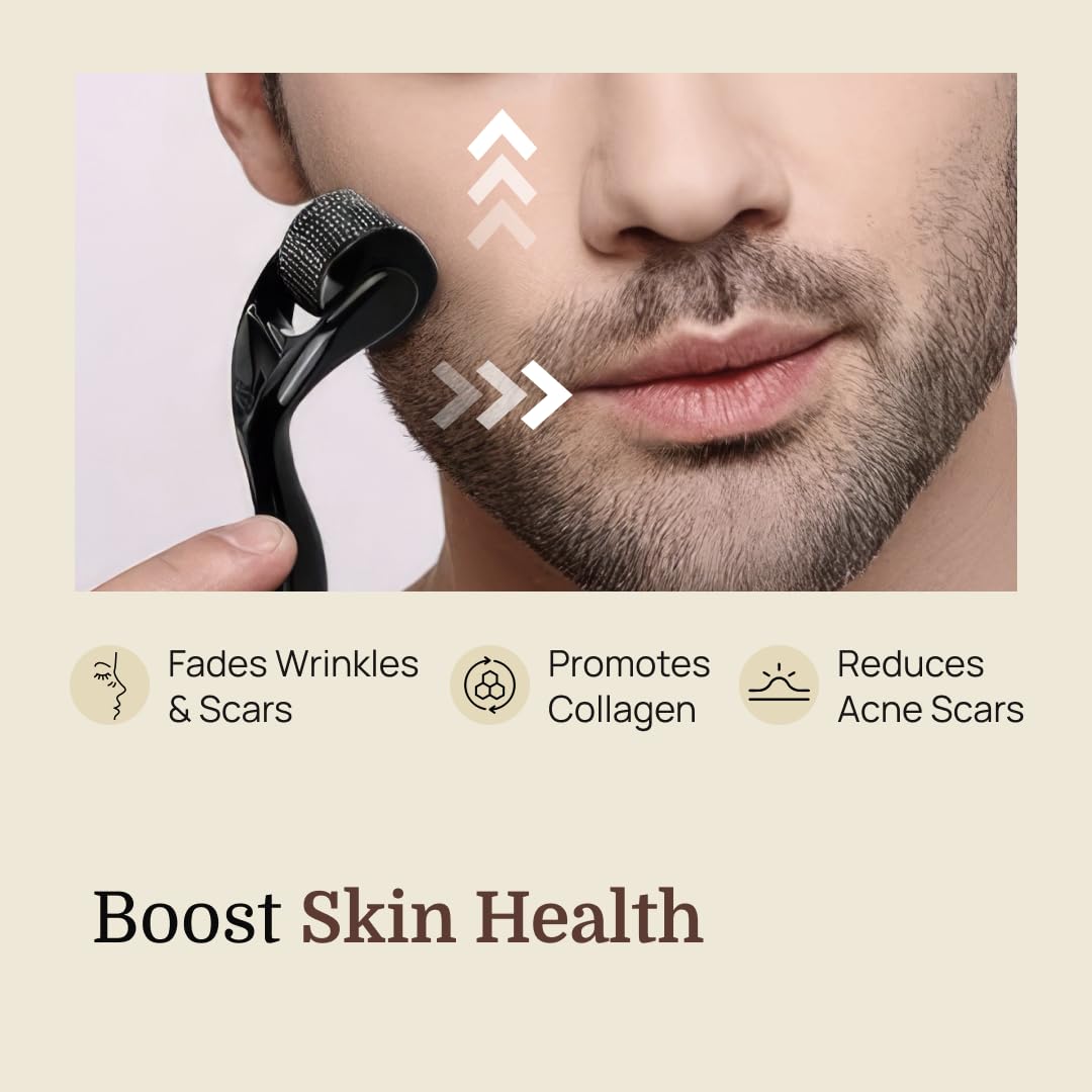 ForMen Derma Roller for Hair Growth For Scalp, Beard 
