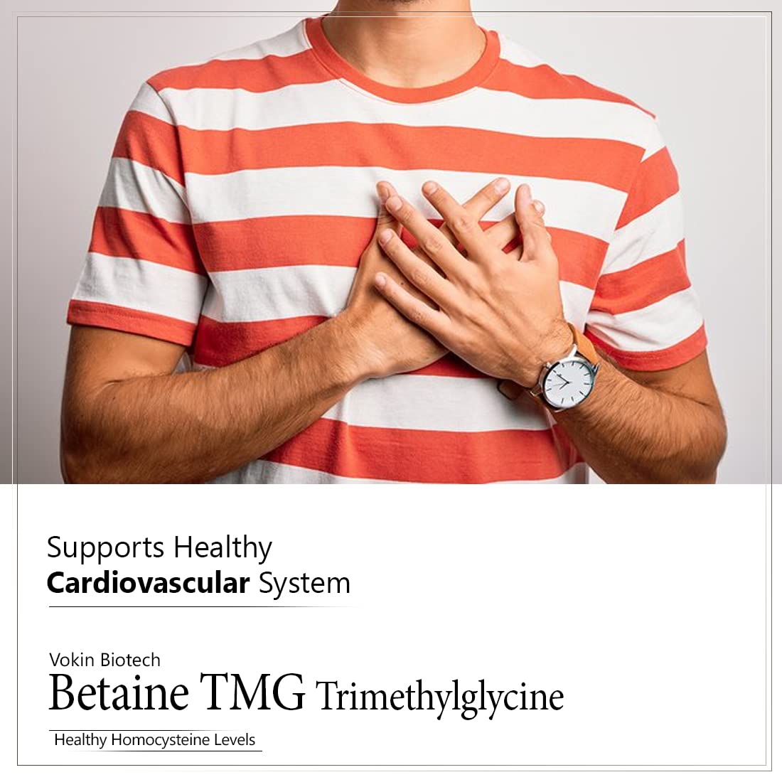 Vokin Biotech Betaine Trimethylglycine (TMG) for Support Healthy Homocysteine Levels  Grab2Buy Vokin Biotech Grab2Buy