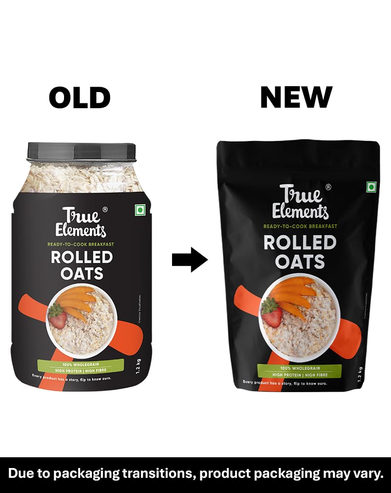 True Elements Rolled Oats Gluten Free 