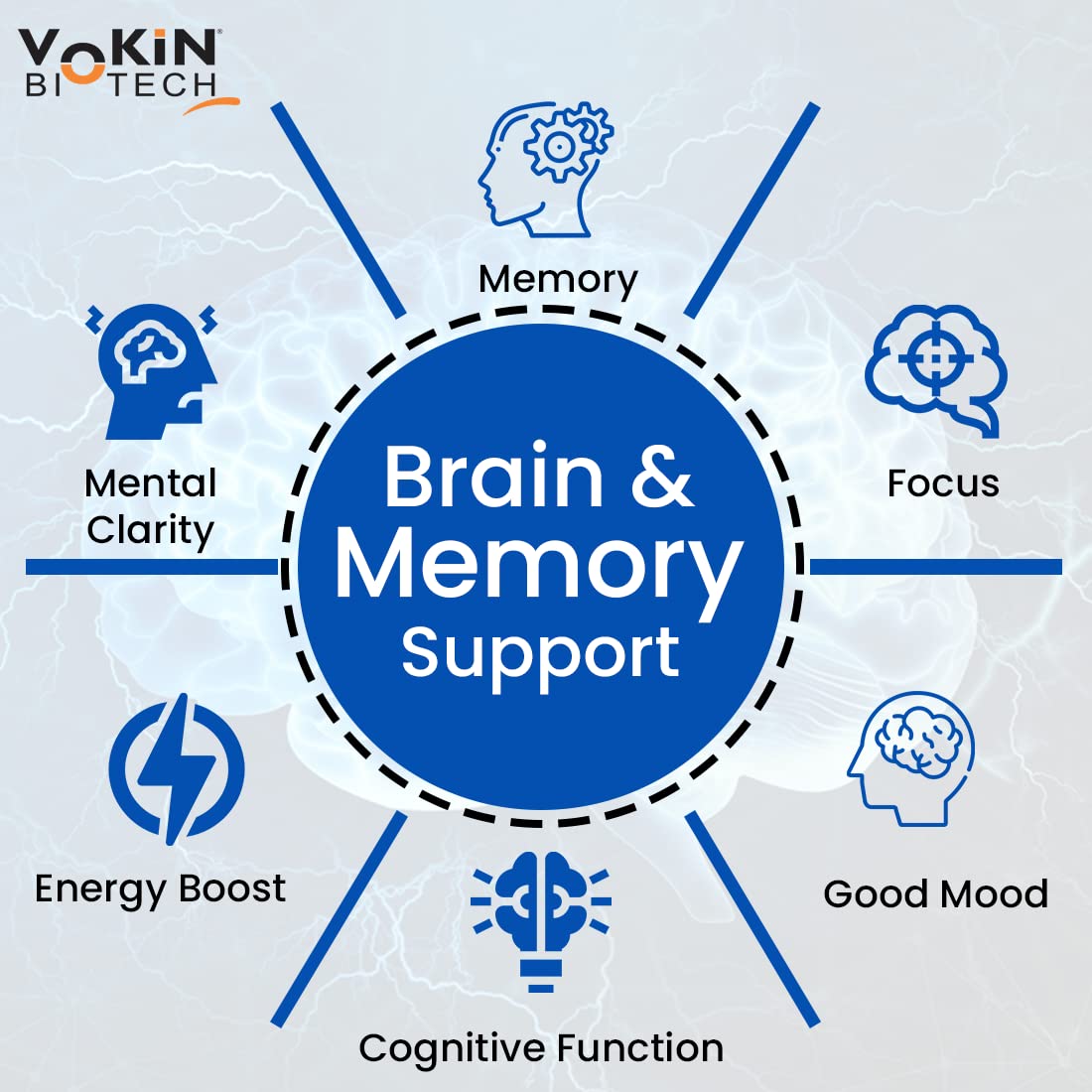 Vokin Biotech Cognitivix -Unique Brain activation Ginkgo Biloba With Ginseng extract Veg capsule  Grab2Buy Vokin Biotech Grab2Buy