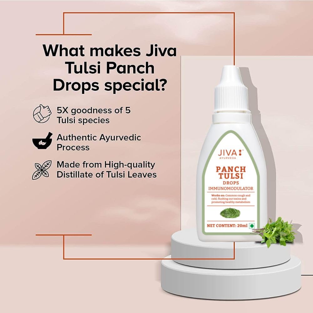 Jiva Ayurveda Tulsi Drops 